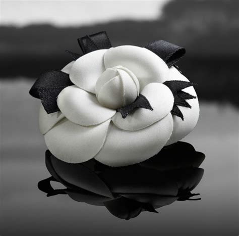 chanel camilia|Chanel camellia flower brooch.